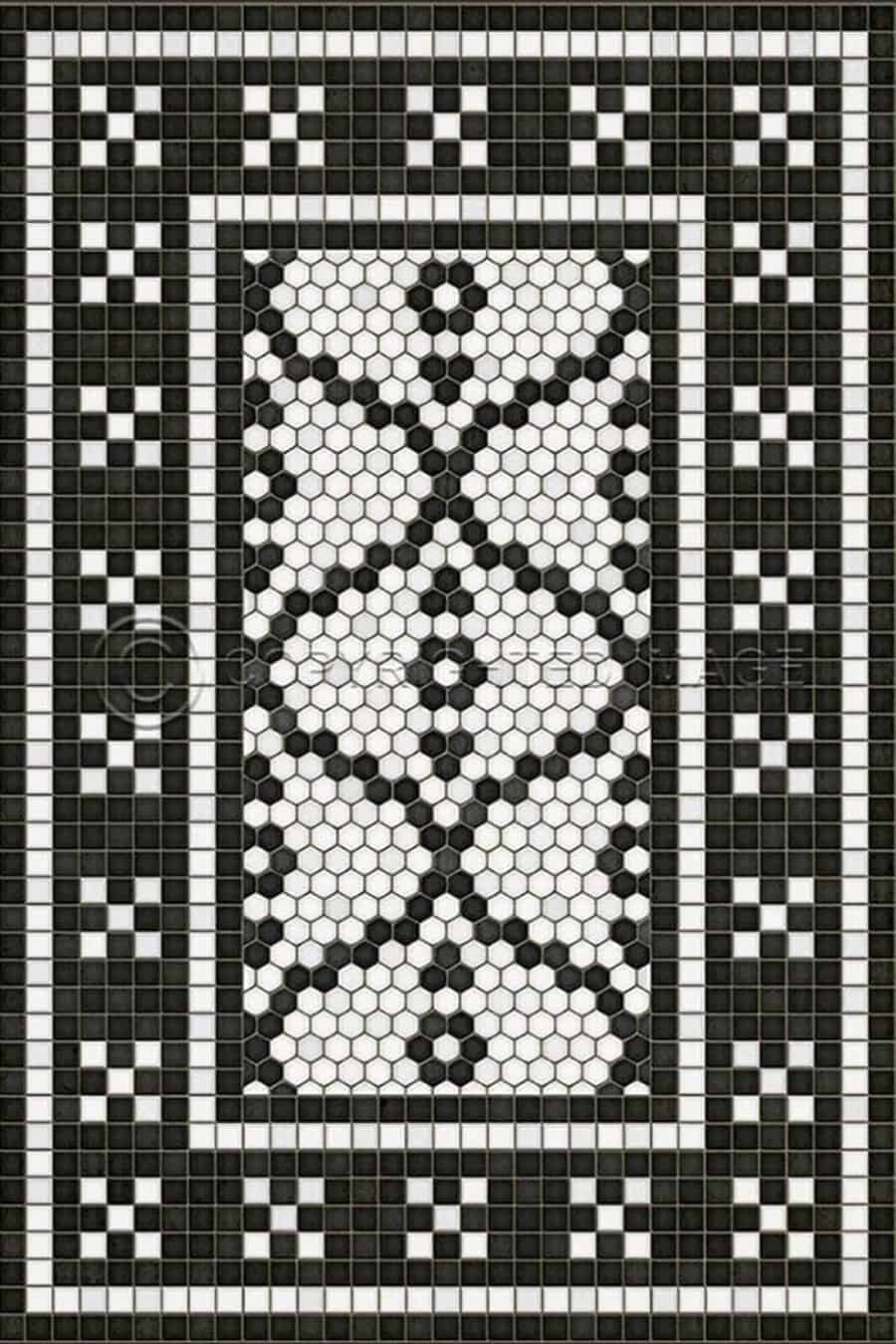 images Tesserae Helen Vinyl Floor Cloth, 38 x 56