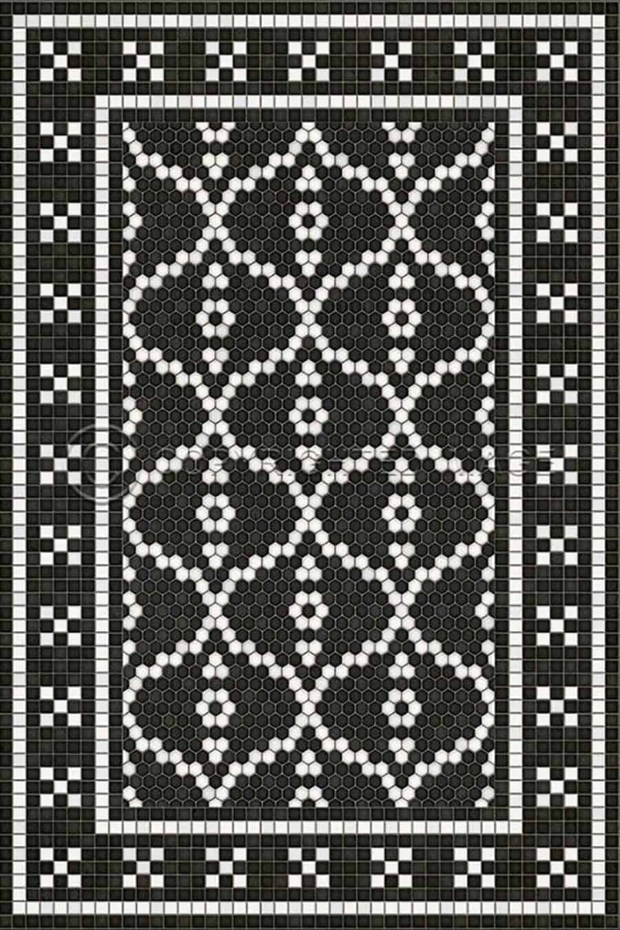images Tesserae Paris Vinyl Floor Cloth, -52 x 76