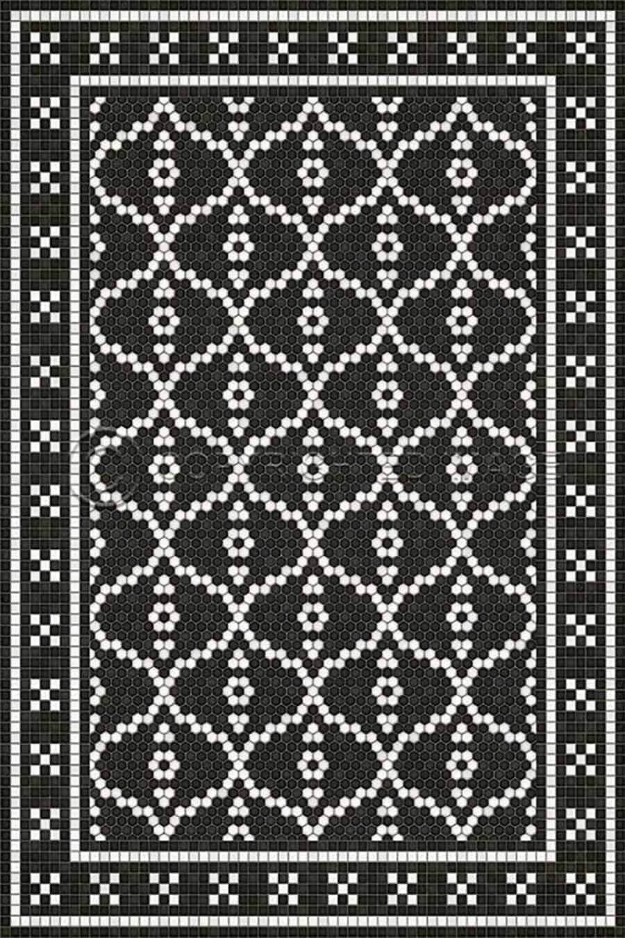 images Tesserae Paris Vinyl Floor Cloth, -70 x 102