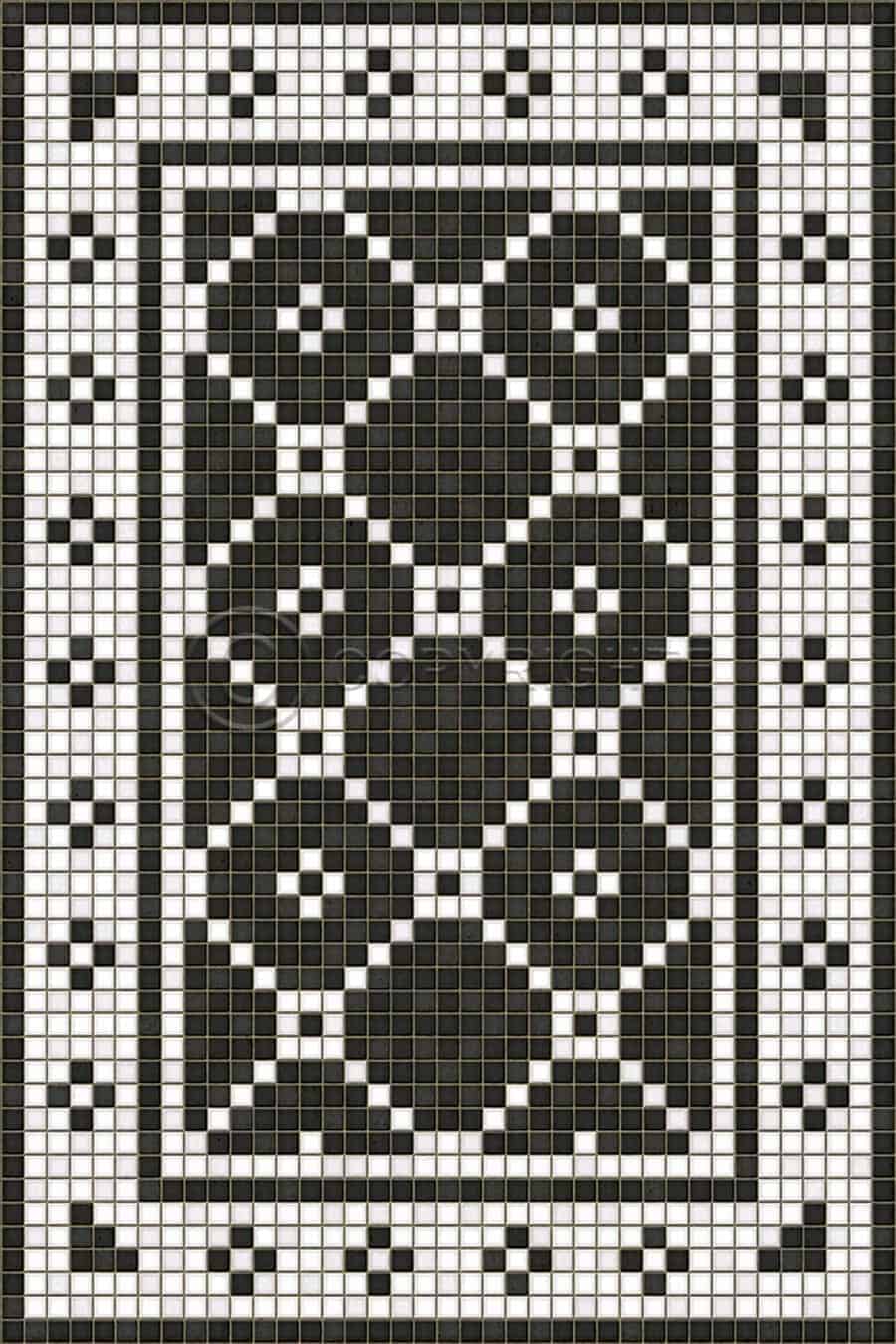 images Tesserae Pella Vinyl Floor Cloth, 38 x 56