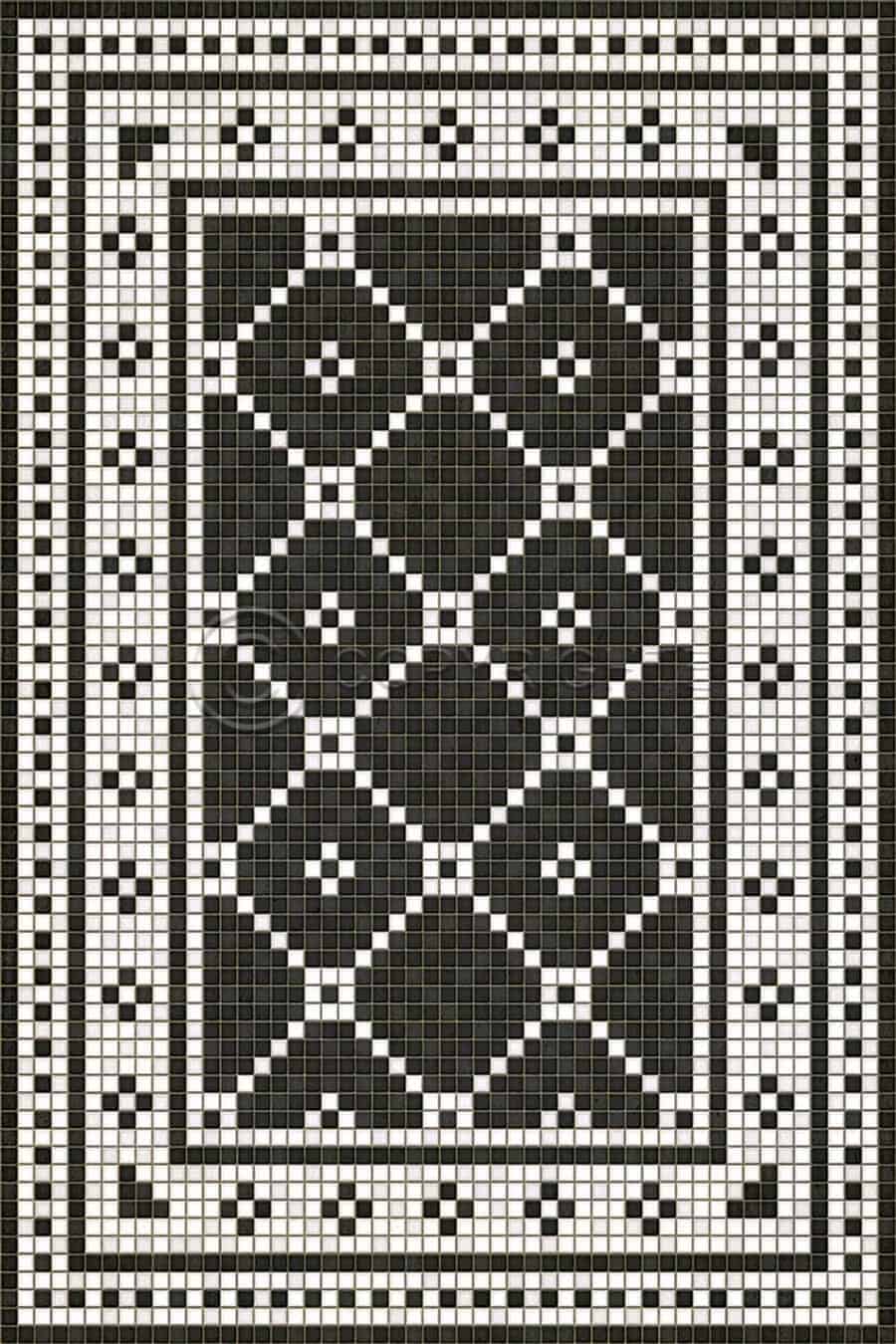 images Tesserae Pella Vinyl Floor Cloth, 52 x 76