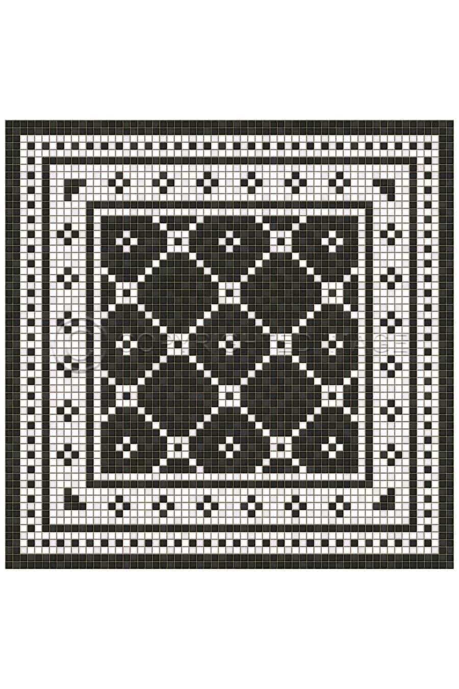 images Tesserae Pella Vinyl Floor Cloth, 60 x 60