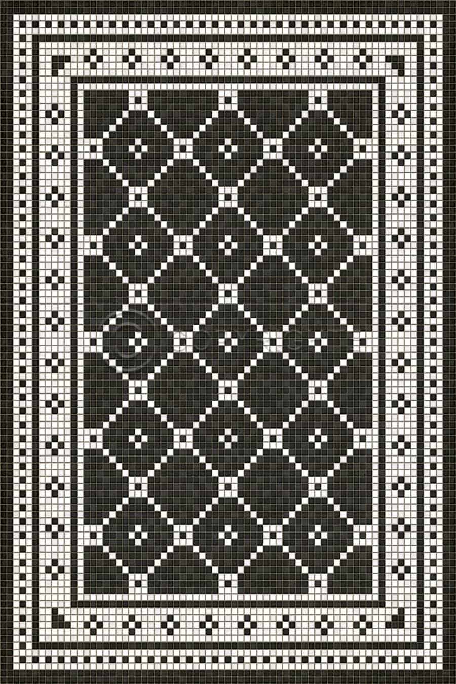 images Tesserae Pella Vinyl Floor Cloth, 70 x 102