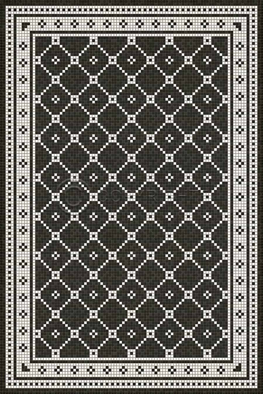 images Tesserae Pella Vinyl Floor Cloth, 96 x 140