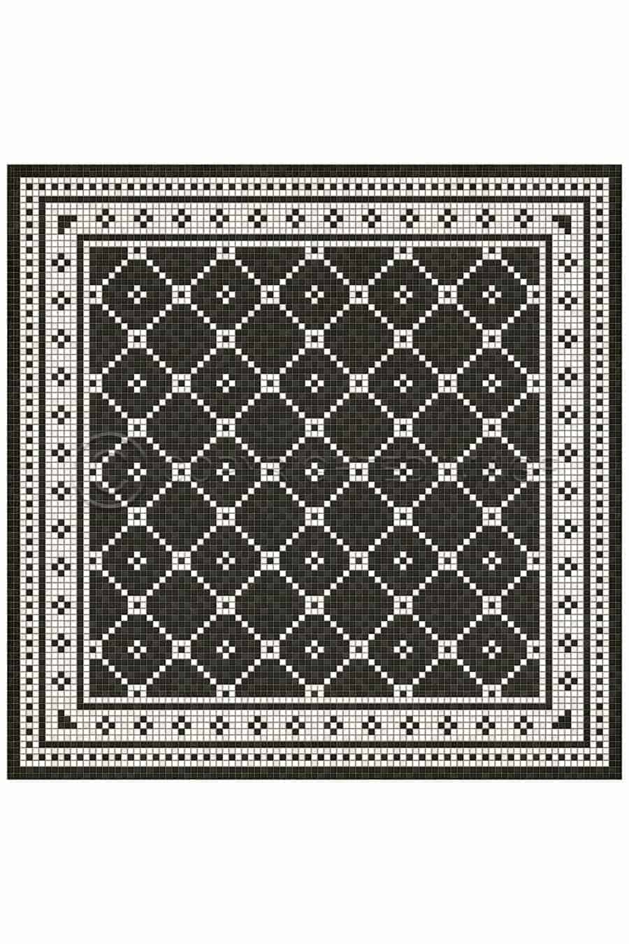 images Tesserae Pella Vinyl Floor Cloth, 96 x 96