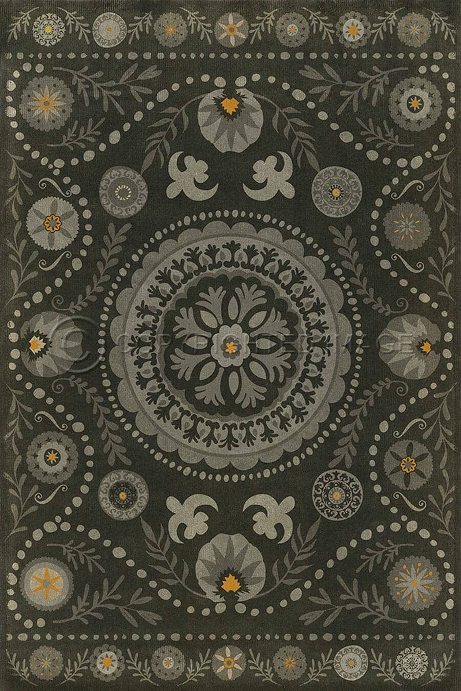 images Thrushwood Kirk Vinyl Floor Cloth, Rectangle