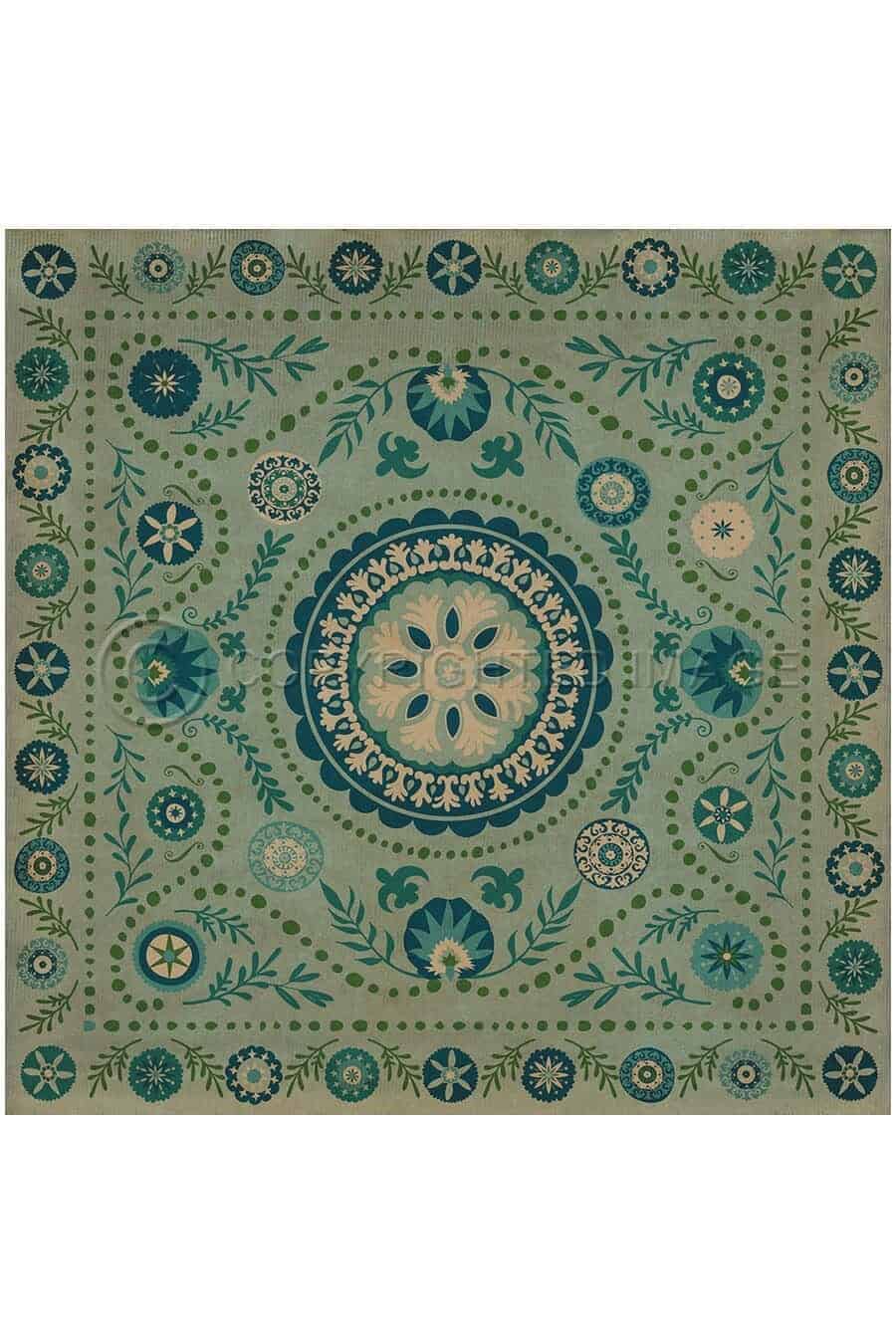 images Thrushwood Pool Vinyl Floor Cloth, Square