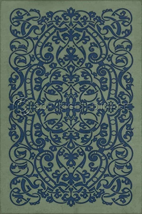 images Versailles Mist Vinyl Floor Cloth