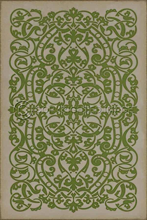 images Versailles Peridot Vinyl Floor Cloth