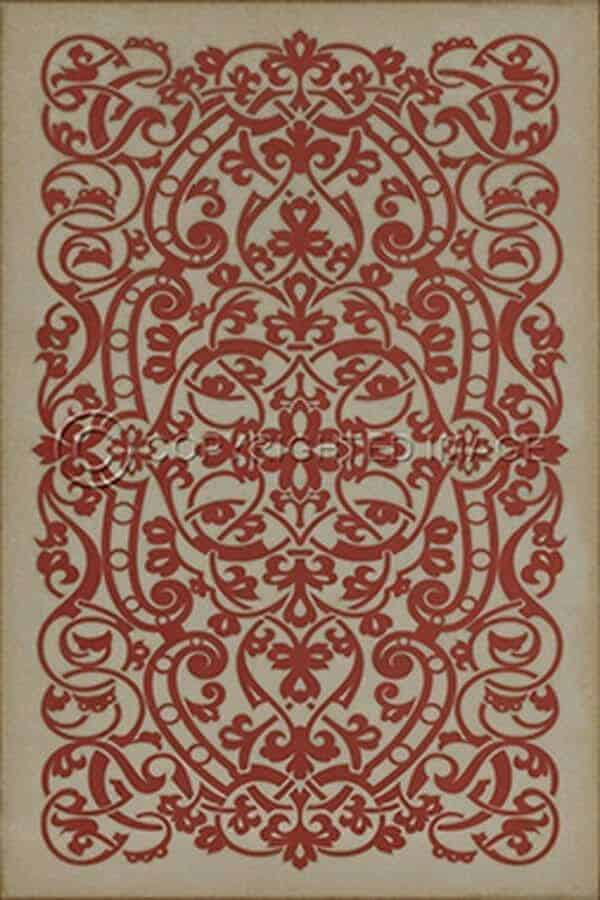 images Versailles Tulip Vinyl Floor Cloth