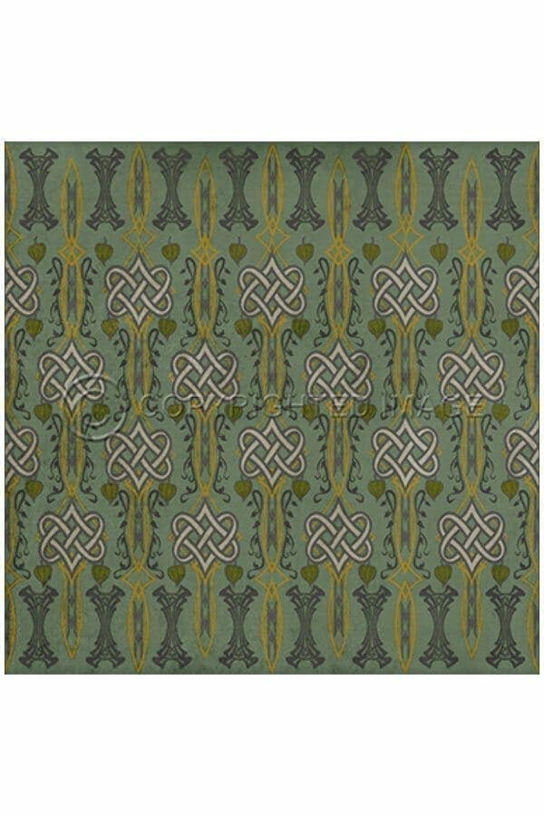 images Vignette Anjou Vinyl Floor Cloth, 36 x 36 Square