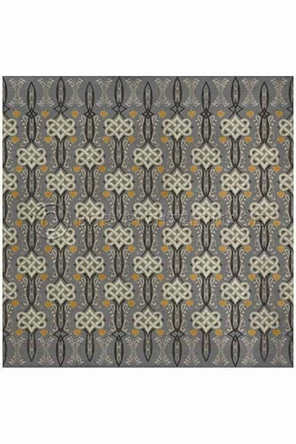 images Vignette Camelot Vinyl Floor Cloth, 60 x 60 Square