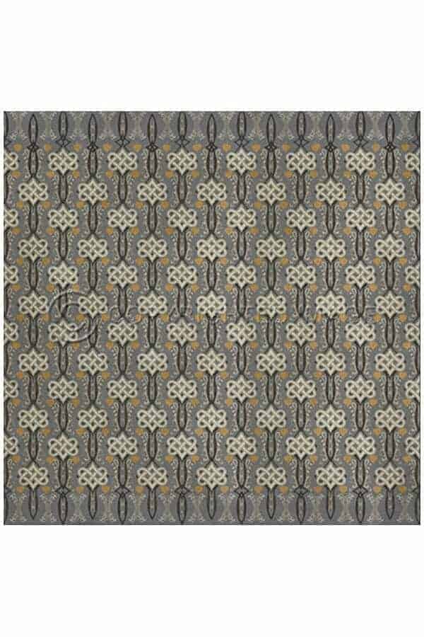 images Vignette Camelot Vinyl Floor Cloth, 96 x 96 Square
