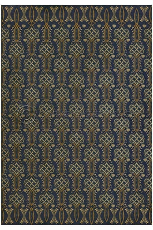 images Vignette Griffin Vinyl Floor Cloth, 52 x 76