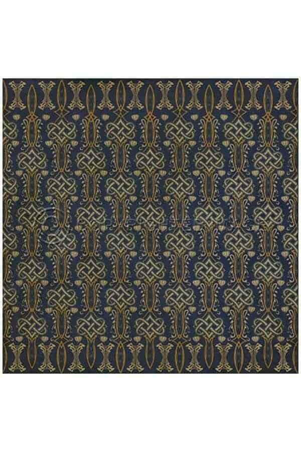 images Vignette Griffin Vinyl Floor Cloth, 60 x 60 Square