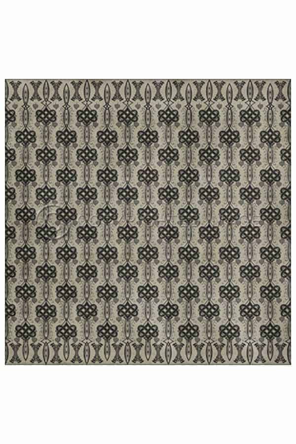 images Vignette Nocturne Vinyl Floor Cloth, 96 x 96 Square
