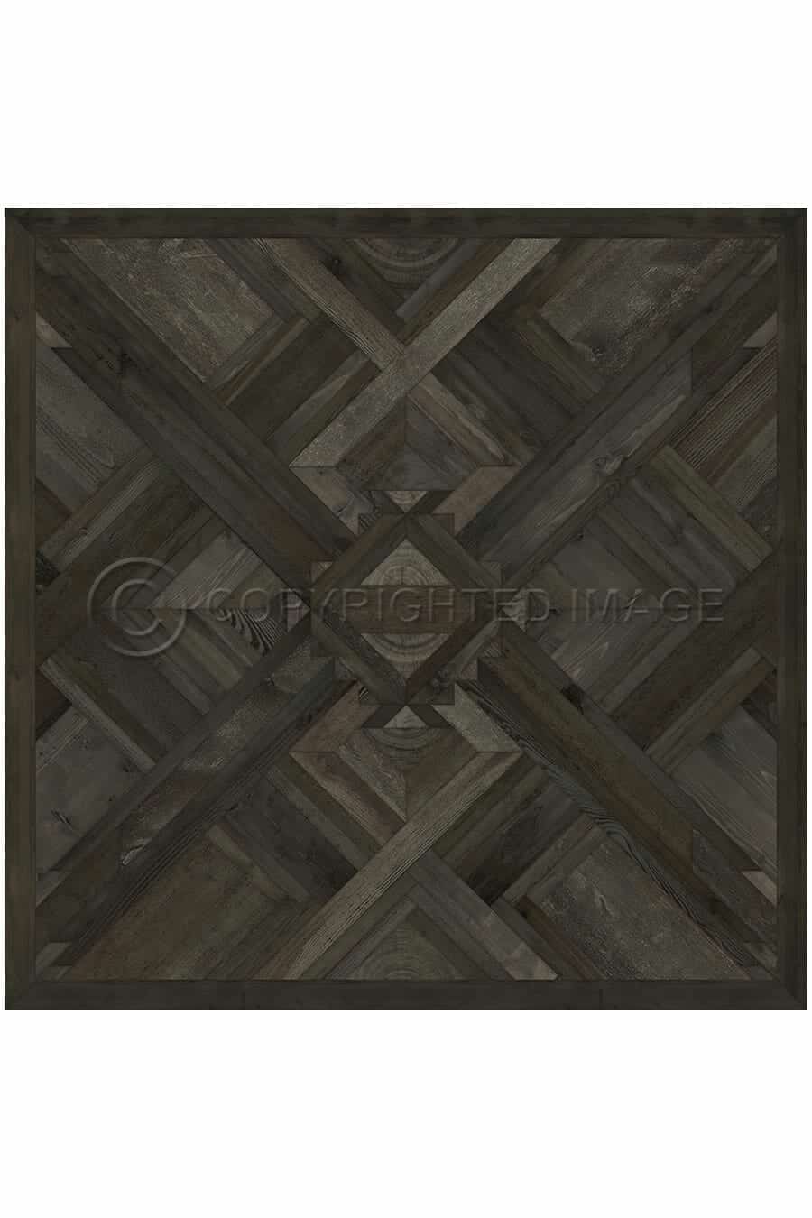 images Woodwork Primeval Vinyl Floor Cloth, 36 x 36, 48 x 48