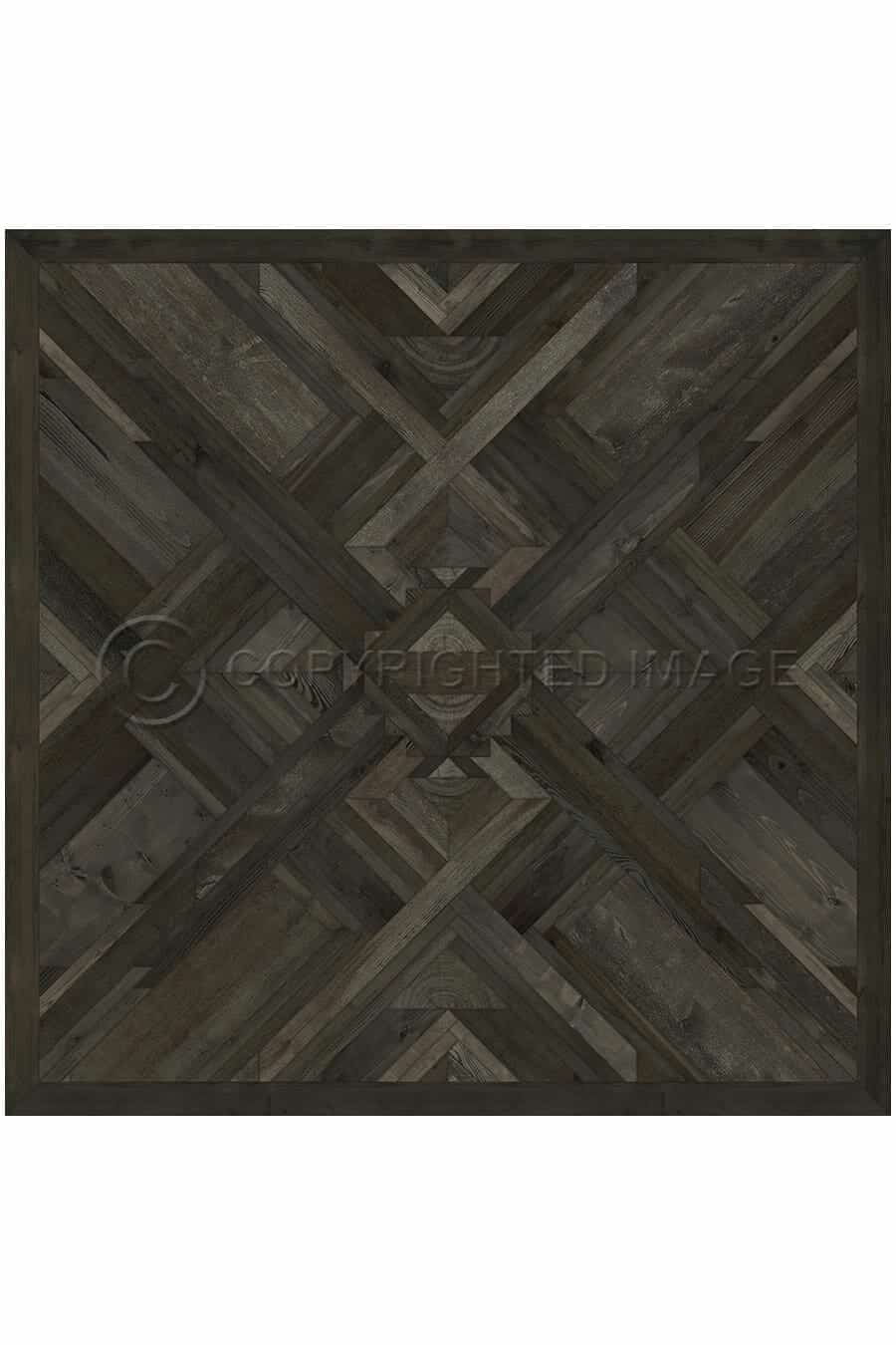 images Woodwork Primeval Vinyl Floor Cloth, 60 x 60, 72 x 72
