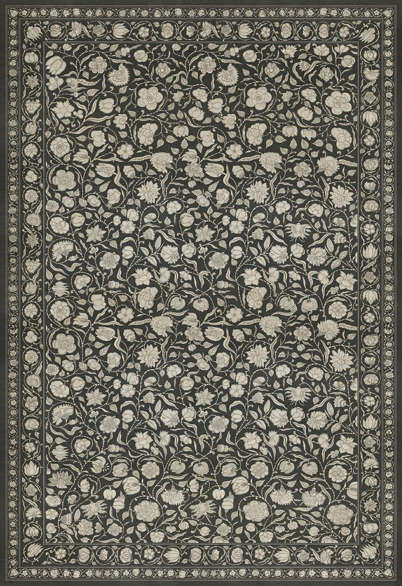 images English Garden Night Vinyl Floor Cloth 96x140, 120x175
