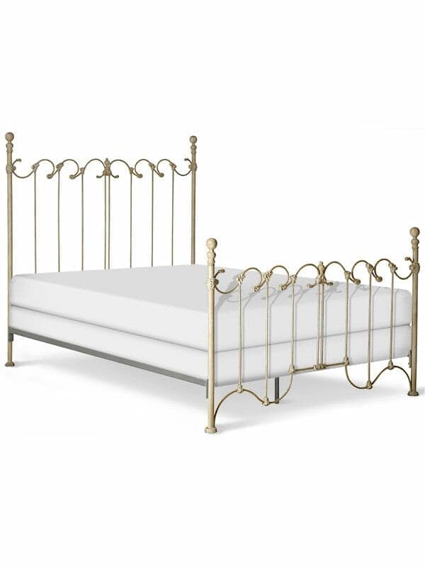Violet Wrought Iron Bed, Queen, Custom Color Violet Wrought Iron Bed, Queen, Custom Color