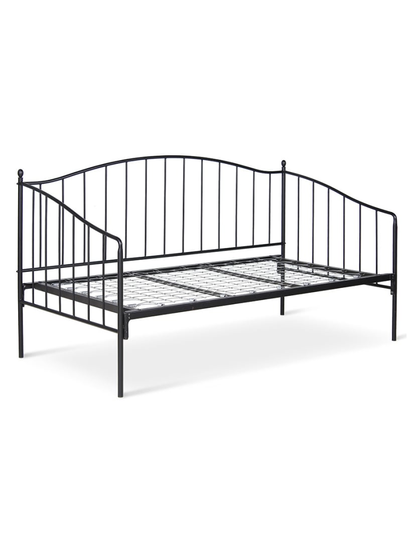 Daybed Without Mattress, Standard Black Spring Frame Daybed Without Mattress, Standard Black Spring Frame