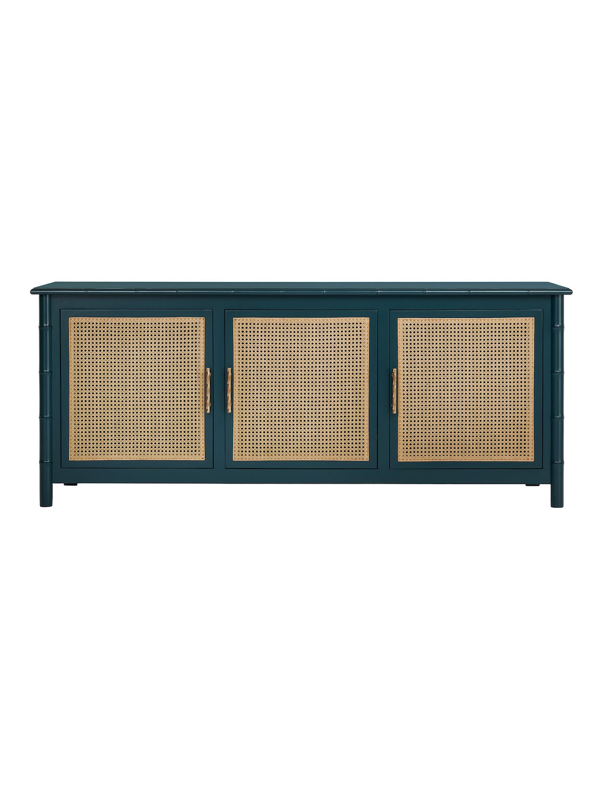 Bailie Entertainment Center, Deep Forest with Standard Stained Cane Bailie Entertainment Center, Deep Forest with Standard Stained Cane