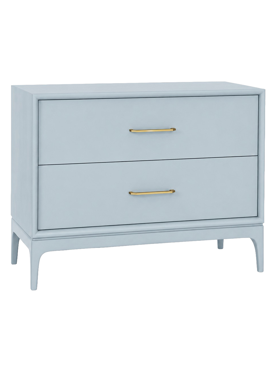 Greenport Large Two Drawer Nightstand Noosa Blue Greenport Large Two Drawer Nightstand Noosa Blue