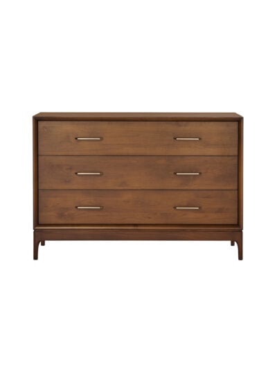 Greenport 3 Drawer Dresser, Pecan 2