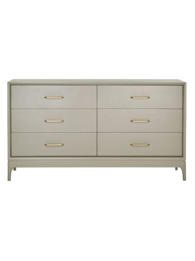 Greenport 6 Drawer Dresser, Shell Grey