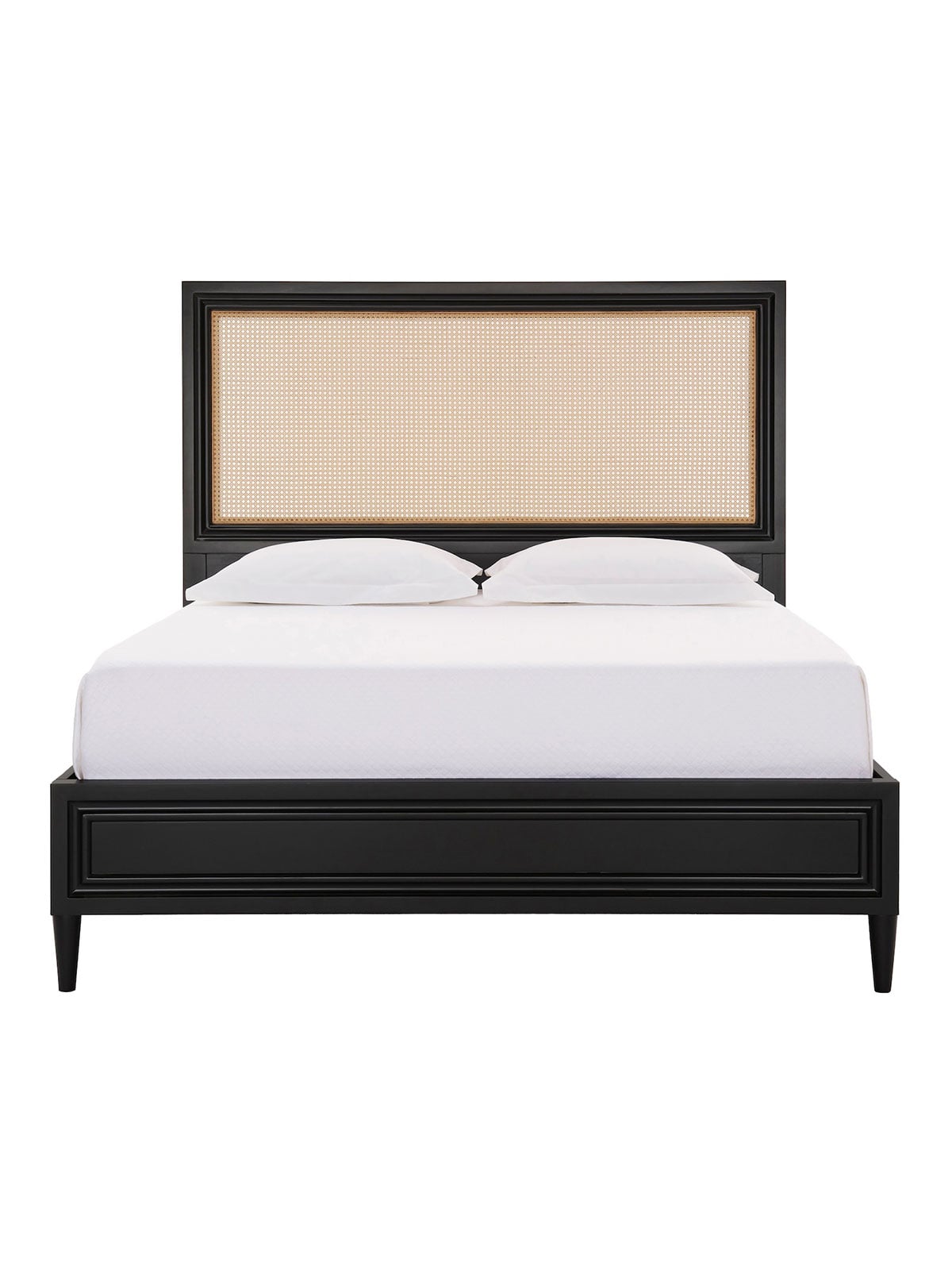 Plum-Island-Cane-Bed,-Black-2 Plum Island Cane Bed, Black with Natural Cane 2