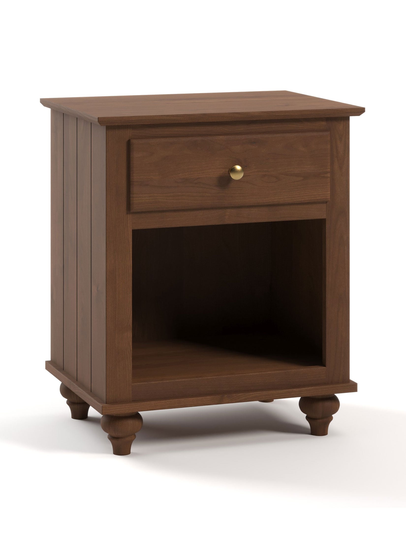 Coastal Cottage Large One Drawer Nightstand, Medium Stain Coastal Cottage Large One Drawer Nightstand, Medium Stain