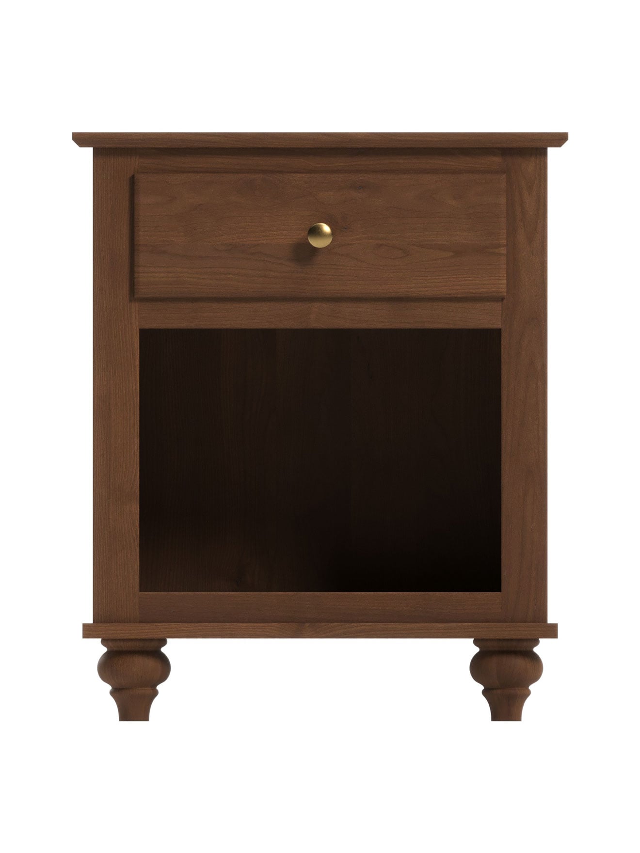 Coastal Cottage Large One Drawer Nightstand, Medium Stain 2 Coastal Cottage Large One Drawer Nightstand, Medium Stain 2