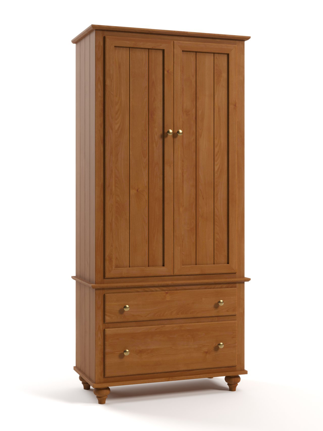 Coastal Cottage Two Door Armoire, Bun Foot, Barn Board, Antique Brass Knobs, Seely Coastal Cottage Two Door Armoire, Bun Foot, Barn Board, Antique Brass Knobs, Seely