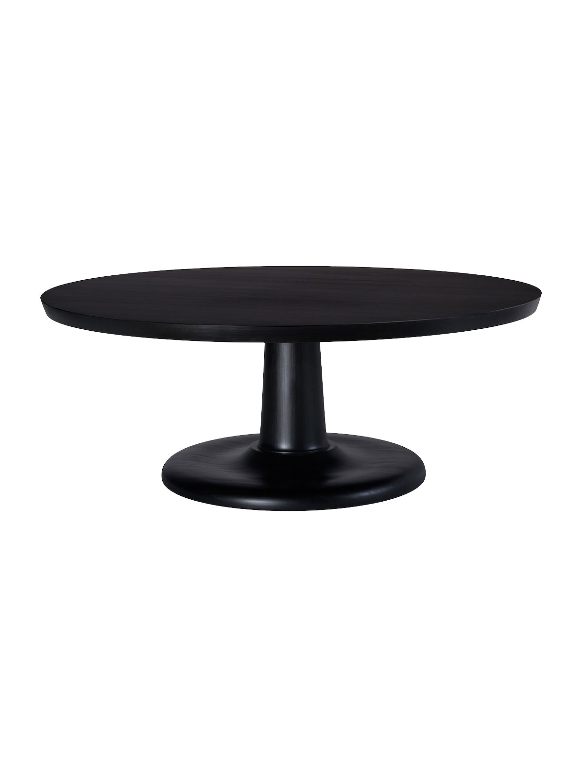 Hubbard Round Coffee Table, Ebony Hubbard Round Coffee Table, Ebony