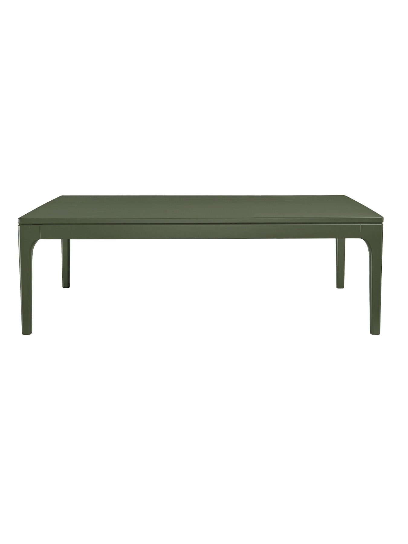 Jessup Rectangle Coffee Table, Olive, Front Jessup Rectangle Coffee Table, Olive, Front