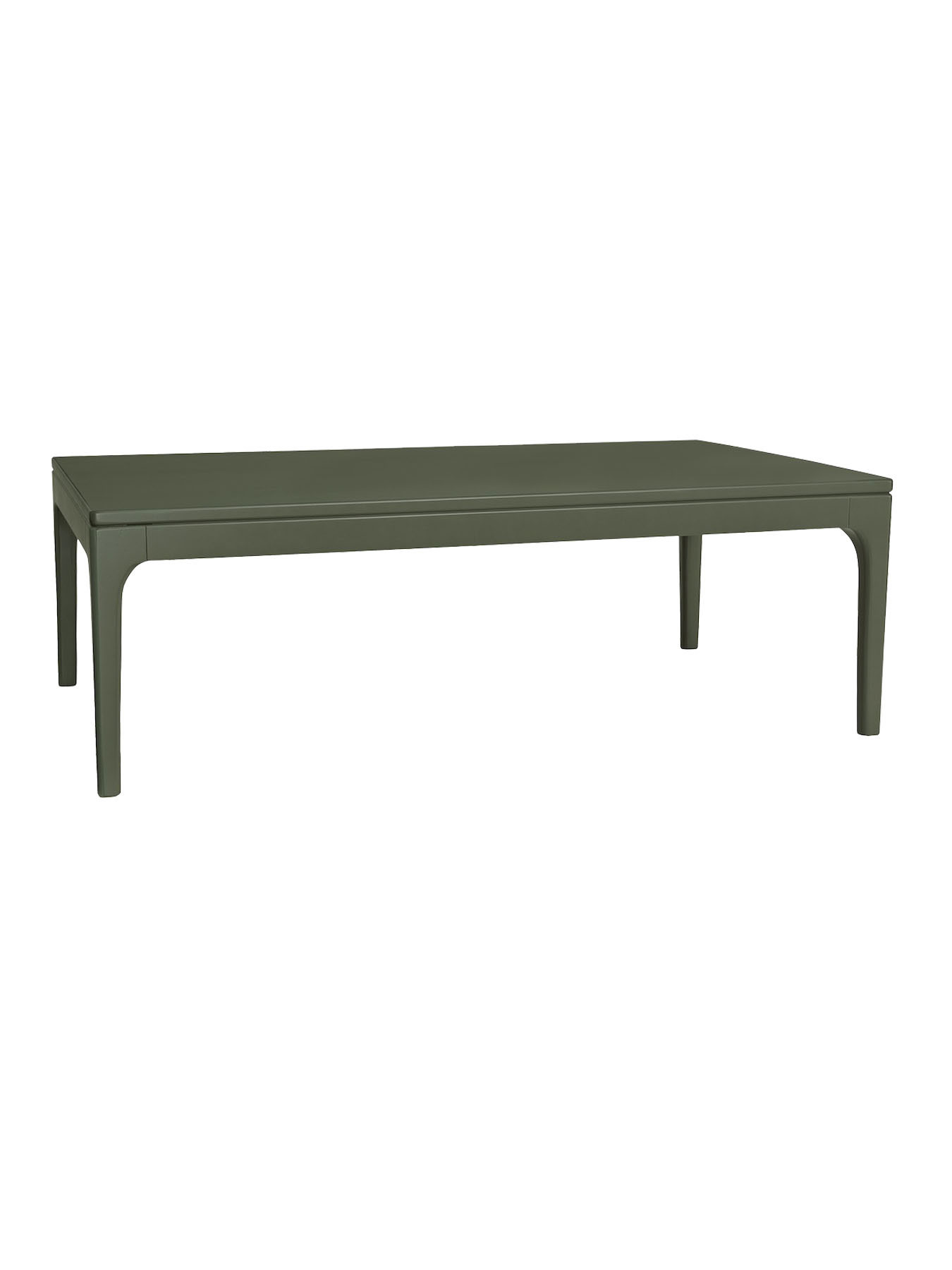 Jessup Rectangle Coffee Table, Olive, Side Jessup Rectangle Coffee Table, Olive, Side