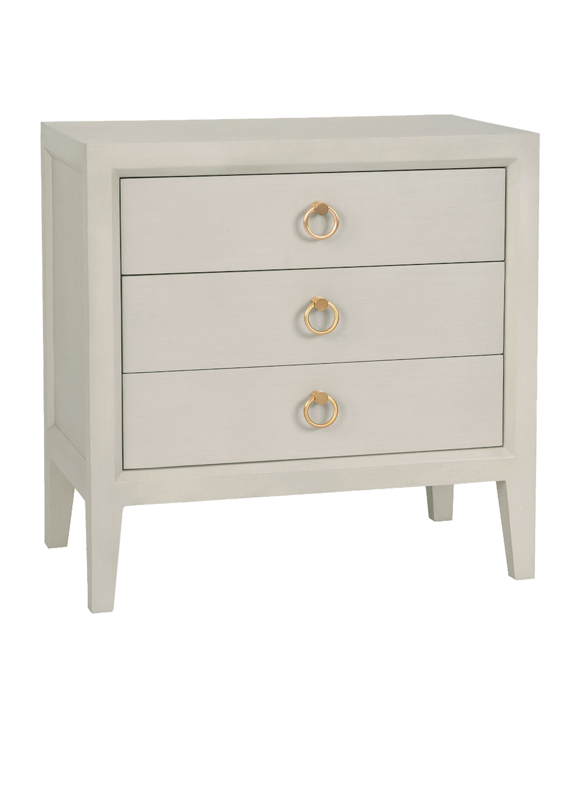 Piper Nightstand, Shell Grey