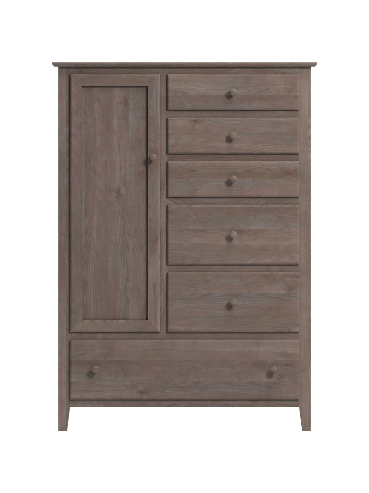 Coastal Cottage Wardrobe Dresser, Driftwood Stain 2 Coastal Cottage Wardrobe Dresser, Driftwood Stain 2