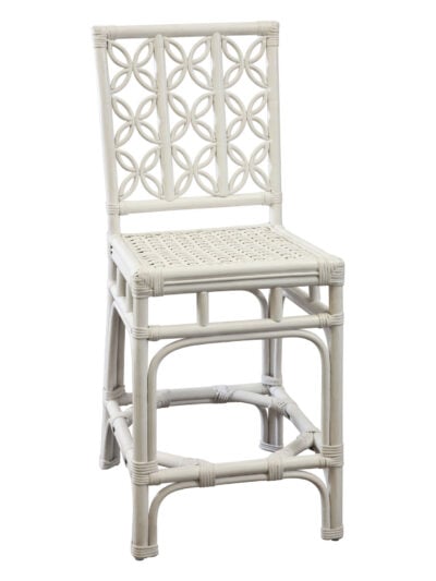 Petal Counter Stool, White