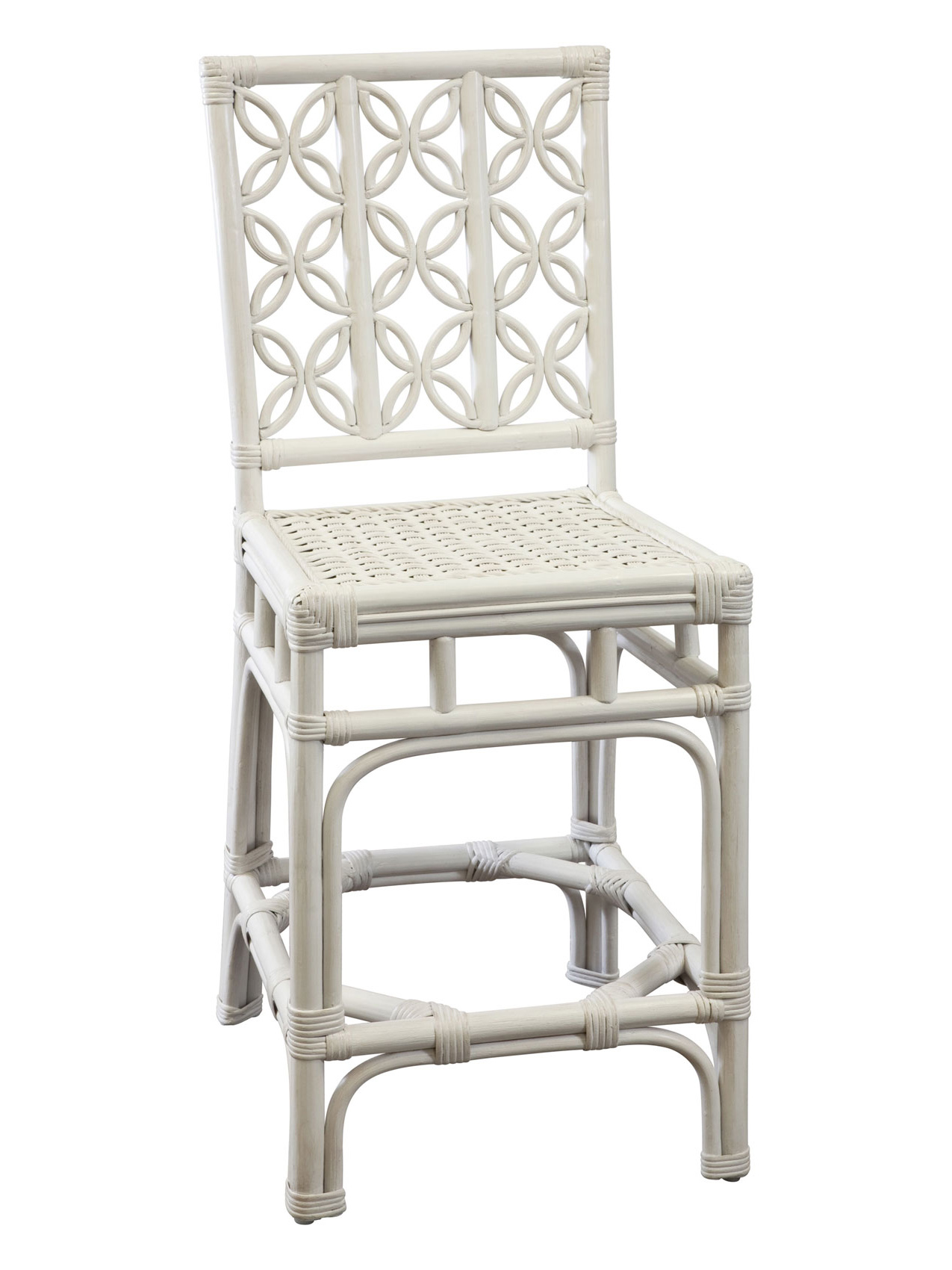 Petal Counter Stool, White Petal Counter Stool, White