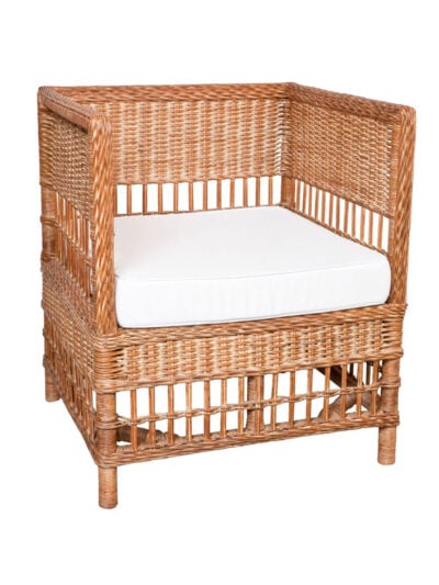 Sonoma Wicker Club Chair, Natural