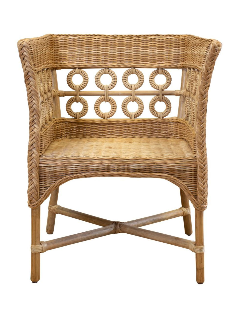 Portofino Wicker Accent Chair, Natural Portofino Wicker Accent Chair, Natural