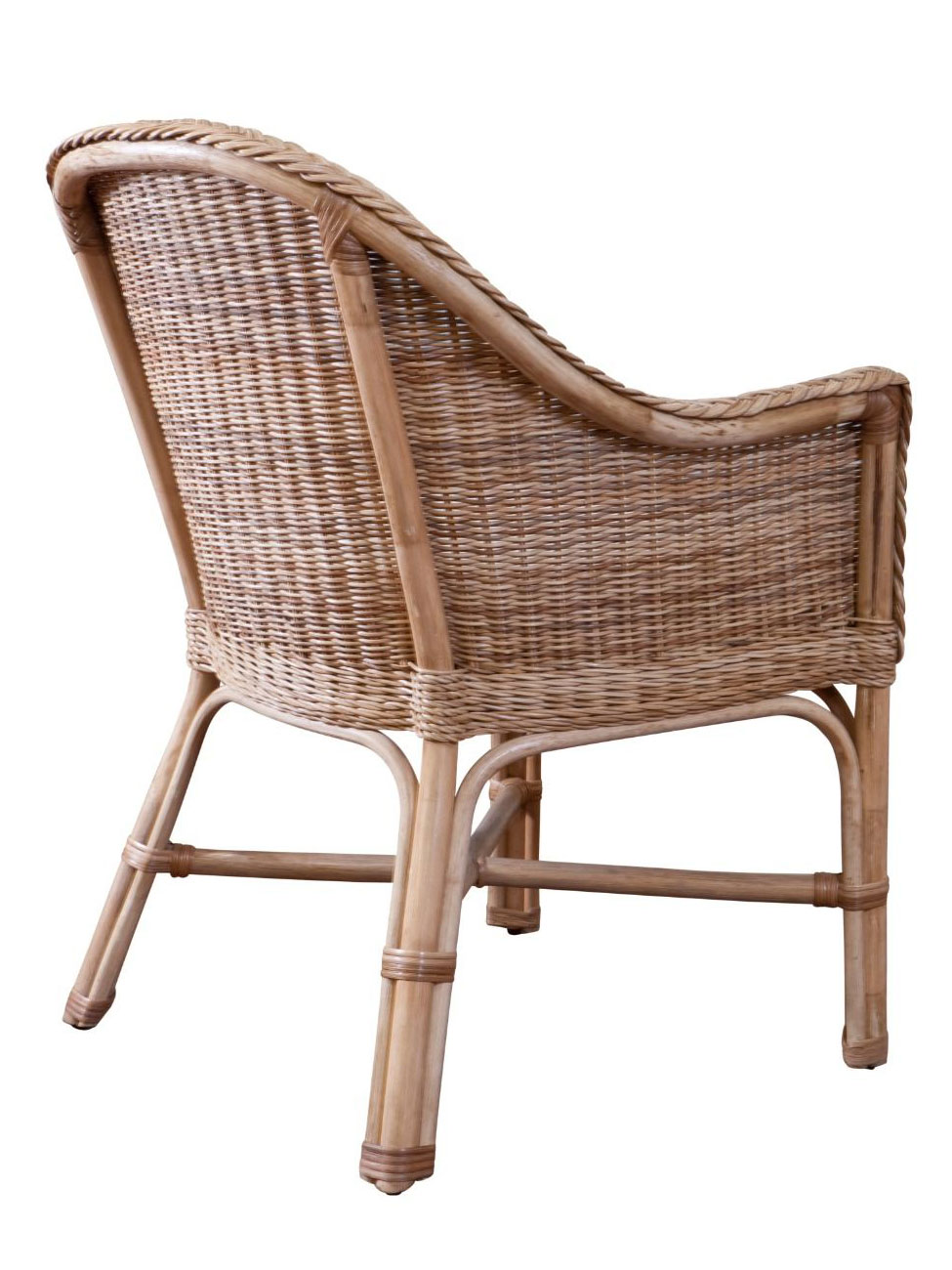 Capri Wicker Dining Chair, Natural 2 Capri Wicker Dining Chair, Natural 2