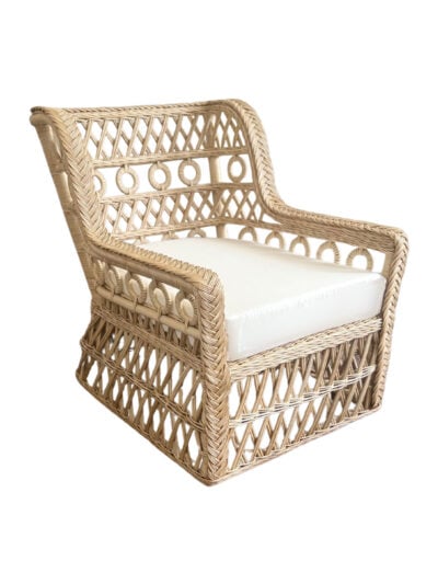 Portofino Wicker Lounge Chair, Natural