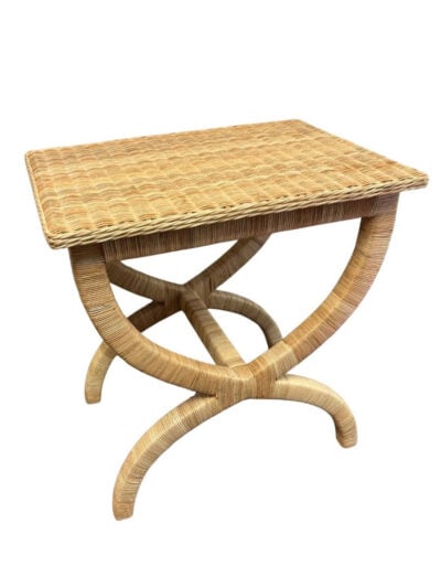 Capri Wicker Side Table, Natural
