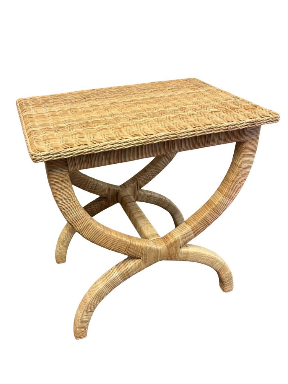 Capri Wicker Side Table, Natural Capri Wicker Side Table, Natural