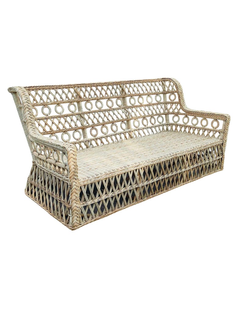 Portofino Wicker Sofa, Natural Portofino Wicker Sofa, Natural