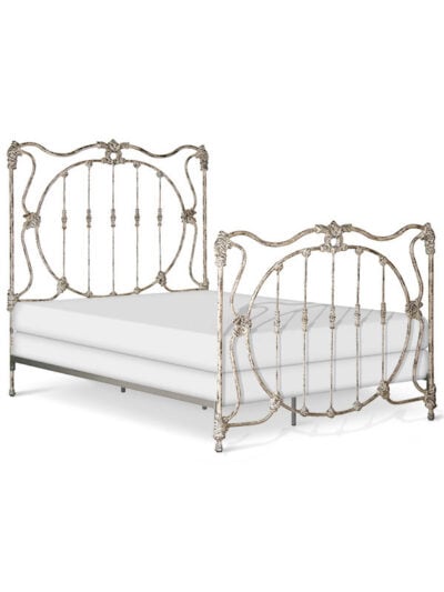 Felicity Wrought Iron Bed, Queen, Custom Finish