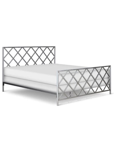 Ivy Wrought Iron Bed, Eastern King, Custom Finish
