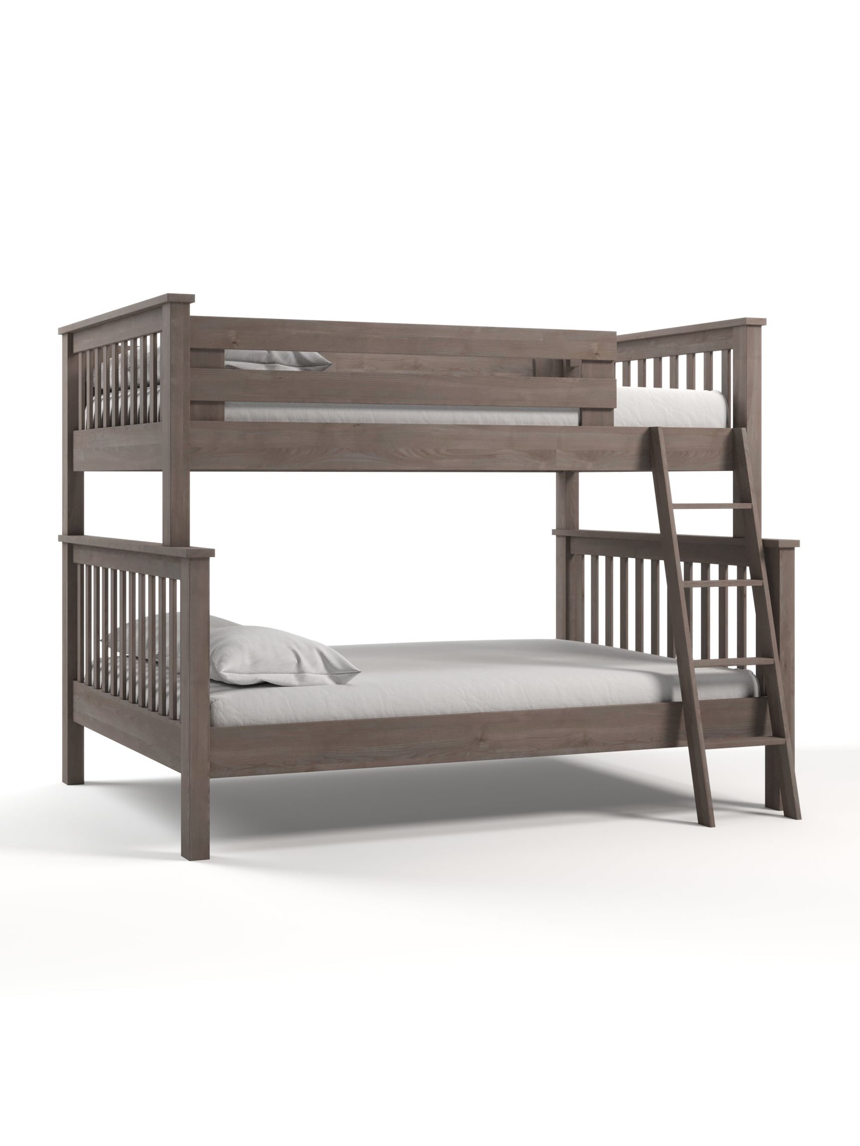 Coastal Cottage Full over Queen Bunk Bed, Driftwood Coastal Cottage Full over Queen Bunk Bed, Driftwood